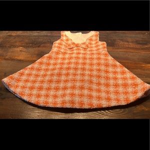 Janie and Jack orange dress new with tags